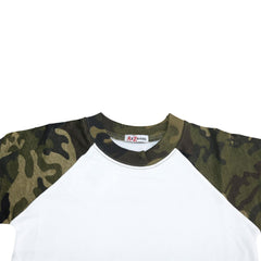 Kids Boys Girls T Shirts Plain Baseball Long Raglan Sleeves Sports Tees 2-13 Yrs