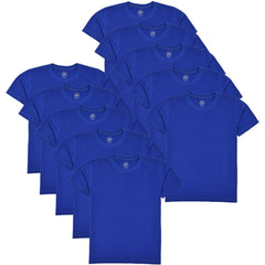 Girls Boys Pack of 10 Plain PE School T Shirts Lightweight Summer Soft Feel Top