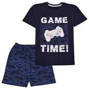 A2Z 4 Kids Game Time Navy Pyjama Set Contrast Colour PJS Matching Top Bottom Pyjamas Comfy Loungewear Dress Up Outfit Set Gifts for Children Girls & Boys Age 5-13 years - A2Z 4 Kids