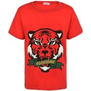 Kids Girls T Shirts Roarsome Printed Summer Tank Top & Tees