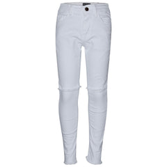 Kids Girls Stretchy Jeans Ripped Denim Pants Trousers Jeggings Age 3-14 Years