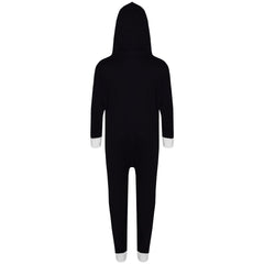 Kids Girls Boys Skeleton A2Z Onesie One Piece With Face Mask Halloween Costume