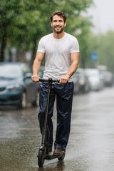 A2Z Mens Waterproof Trousers Quick Dry Overtrousers Windproof Outdoor Rain Pants