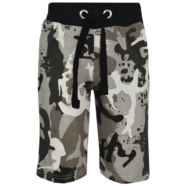 A2Z 4 Kids Shorts Girls Boys Camouflage Print Cotton Chino Charcoal Shorts Casual Knee Length Half Pant For Unisex Age 5 6 7 8 9 10 11 12 13 Years