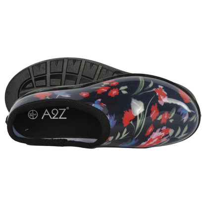 Women's PVC Garden Clogs Rain Shoes with Rugged Anti-Slip Durable Rubber Mule