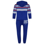 A2Z 4 Kids® Kids Fleece Onesie Girls Boys Aztec Snowflake Print All In One Jumsuit Playsuit Nightwear New Age 7 8 9 10 11 12 13 Years