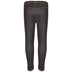 Kids Girls Stretchy Jeggings Black Denim Jeans Pants Leggings Trousers 2-13 Year