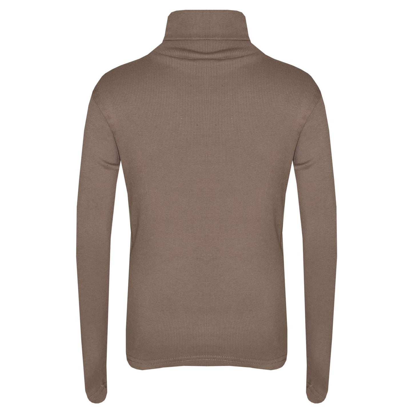 Kids Girls Polo Neck T Shirt Thick Cotton Turtleneck Jumper Long Sleeve Top 2-13