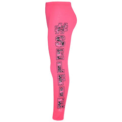 Girls Top Kids #Selfie Print Designer T Shirt & Graffiti Legging Set 7-13 Years
