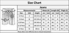 Kids Boys Distressed Denim Shorts Comfort Stretch Jeans Trouser Pants Age 5-13