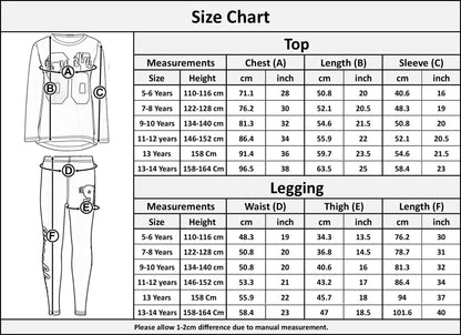 A2Z 4 Kids Girls Top Kids Brooklyn Print Trendy Long Sleeves Contrast Aqua T Shirt Tops & Fashion Legging Set Age 5-14 Years
