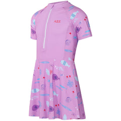 Kids Girls Surf Swimsuit Set Skirt Shorts Beach Bathing Swimming Costume
