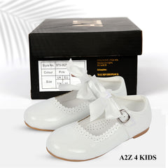 A2Z 4 Kids Girls Toddler School Shoes Removable Bow Patent Leather Mary Jane