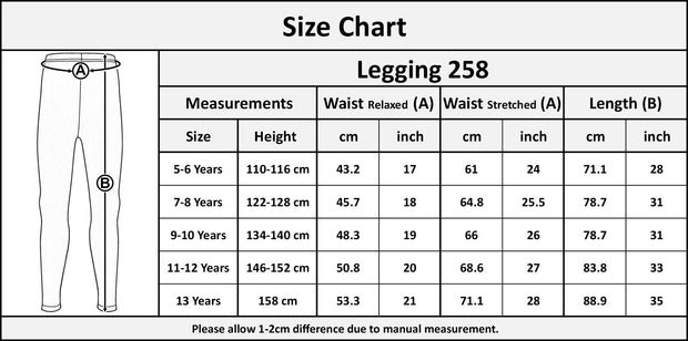 A2Z 4 Kids Girls Premium Plain Leggings Skinny Fit Stretchy & Comfortable Active Dance Gym Wear Yoga Leggings Stylish Bottoms Kids Fashion for Every Occasion Age 5-14 Years