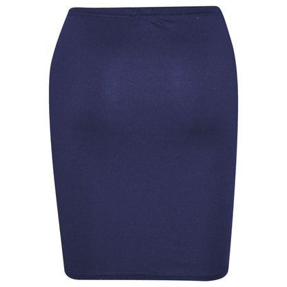 Kids Girls Plain Pencil Skirt Trendy Summer Clothing Sets Age 5-13 Years