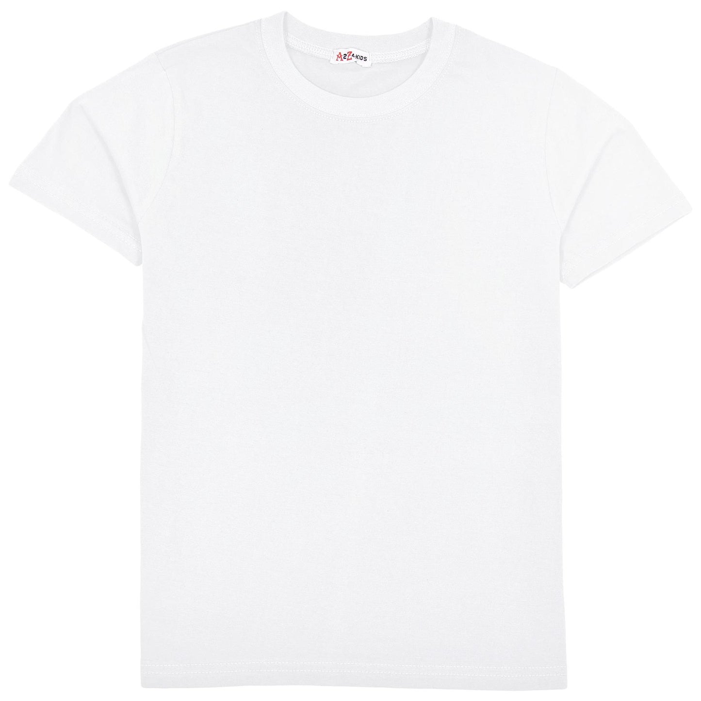 Boys Plain Soft Feel Summer T Shirt Top