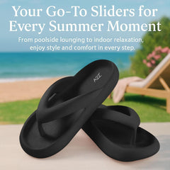 A2Z Women EVA Sliders Slip-On Flip Flops Non-Slip Soft Sandals Pool Slippers