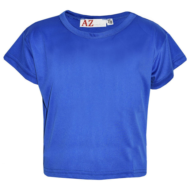 A2Z 4 Kids Girls Top Kids Plain Color Stylish Fahsion Trendy T Shirt Crop Top New Age 7-13 Years