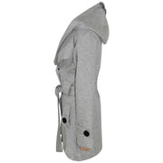 A2Z 4 Kids Kids Girls Parka Jacket Hooded Trench Coat Fashion Wool Blends Warm Padded Grey Jacket Oversized Lapels Belted Cuffs Long Overcoat New Age 5 6 7 8 9 10 11 12 13 Years