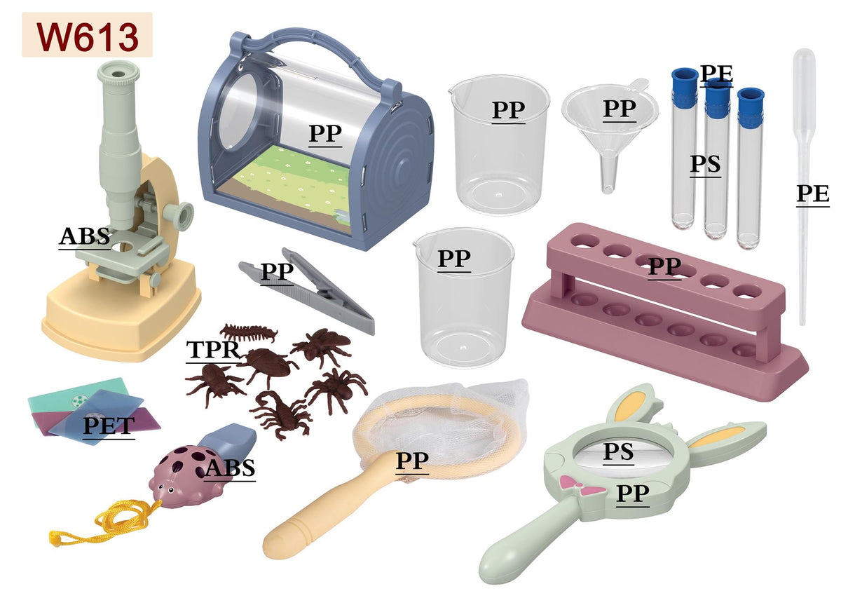 Kids Nature Explorer Kit Bug Kit with Bug Catcher Microscope STEM Toy Ages 3�7+