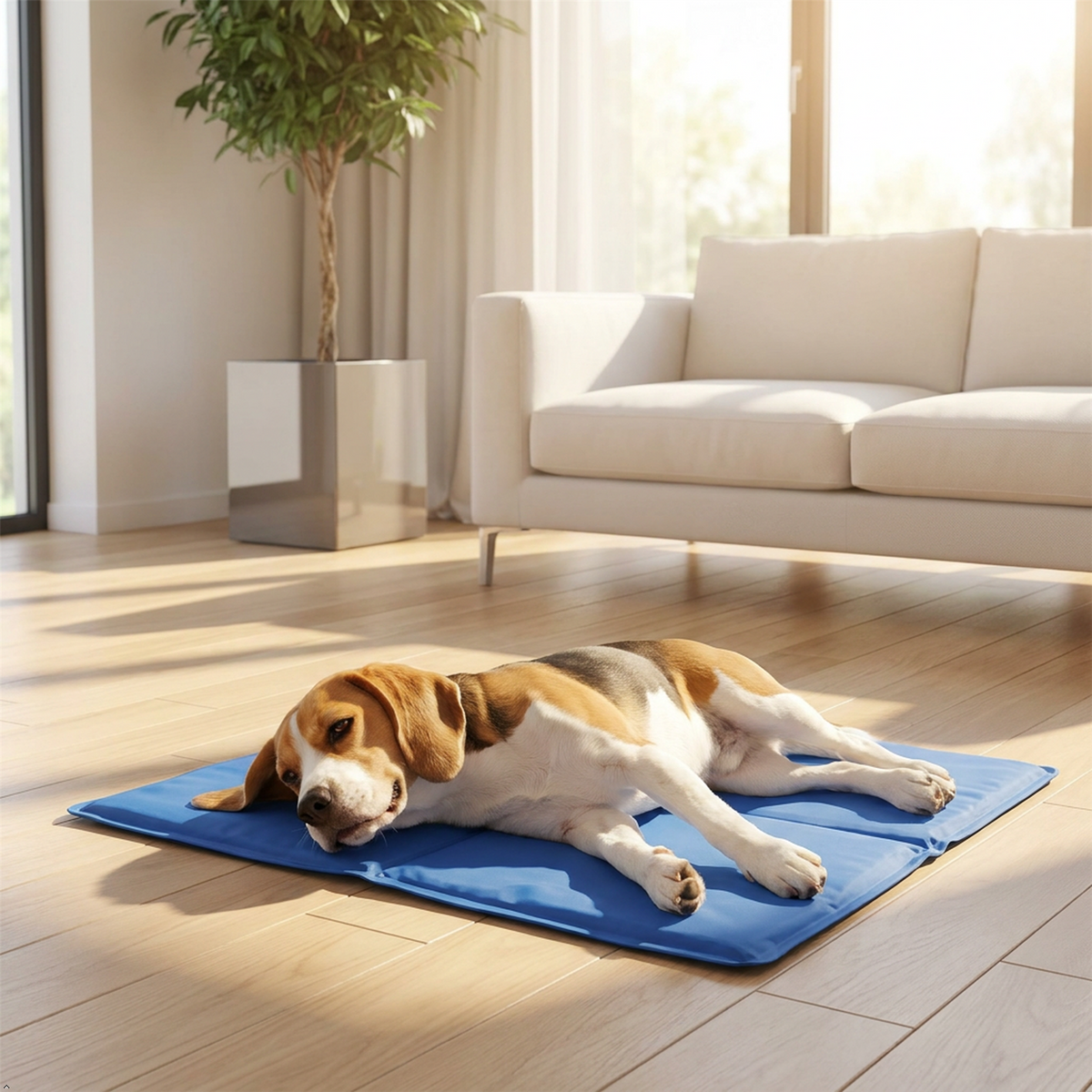 Cooling Pet Mat 40x50cm Self Cooling Gel Pad for Dogs Cats Foldable Summer Bed