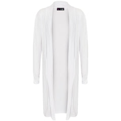 Kids Girls Long Sleeves Maxi Boyfriend Floaty Cardigan Ladies Open Front 5-13 Yr
