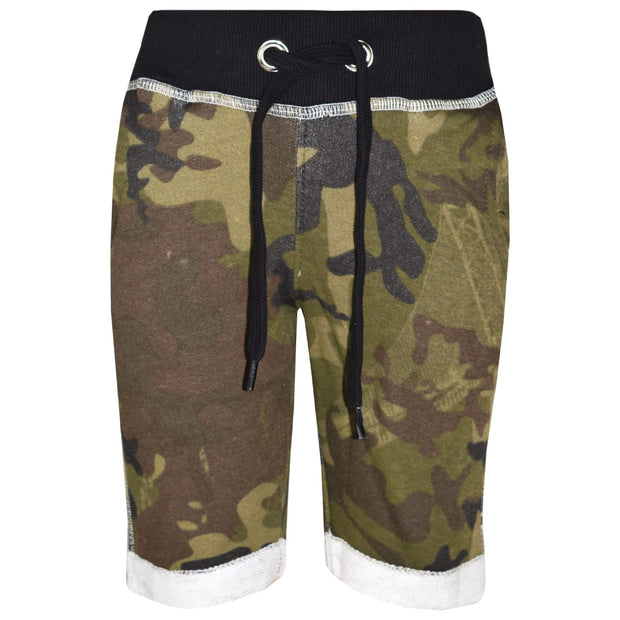 Kids Boys Fleece Shorts Sportswear Activewear Casual Fashion Shorts Age 5-13 Yr