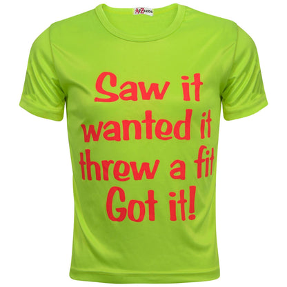 Kids Girls T Shirts Saw It Printed Summer Fashion Tank Top & Tees Age 2-13 Years