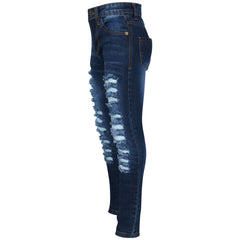 A2Z 4Kids Kids Ripped Jeans Comfort Stretch Jeans Cotton  Pants  Age 3-14 Years