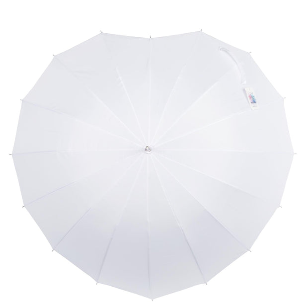 A2Z Ladies Wedding Bridal Umbrella Love Canopy Brolly J Shape Soft Grip Handle