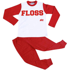 Kids Girls Boys Pyjamas Trendy Floss A2Z Print Comfort Loungewear Pjs Outfit Set