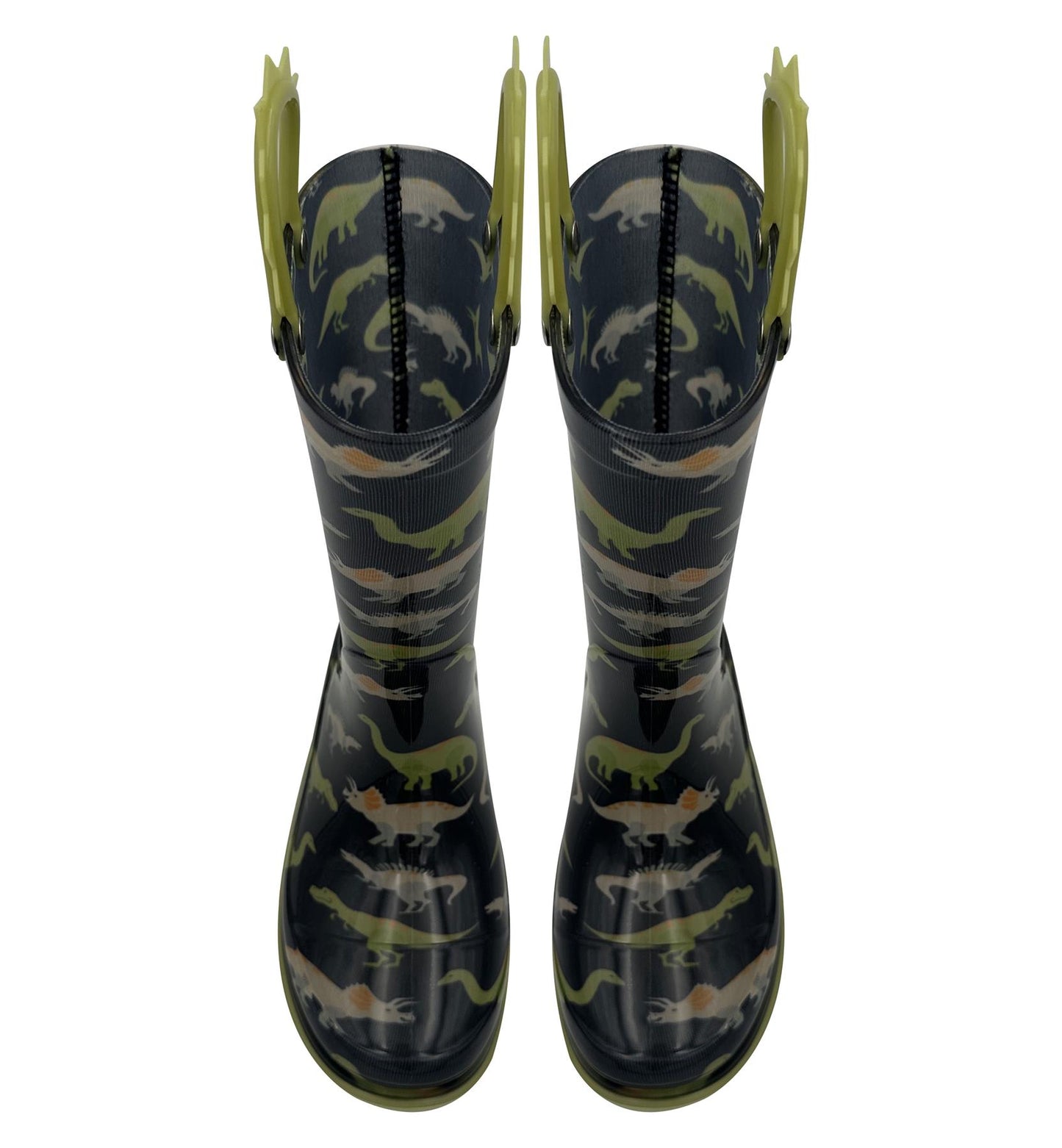 Dinosaur Wellington Boots Boys Girls PVC Rain Wellies Non-Slip Waterproof Shoes