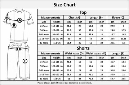Kids Snake Camo Print Top & Shorts Set Active Wear Girls Boys Age 5-13 years