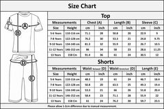 Kids Snake Camo Print Top & Shorts Set Active Wear Girls Boys Age 5-13 years