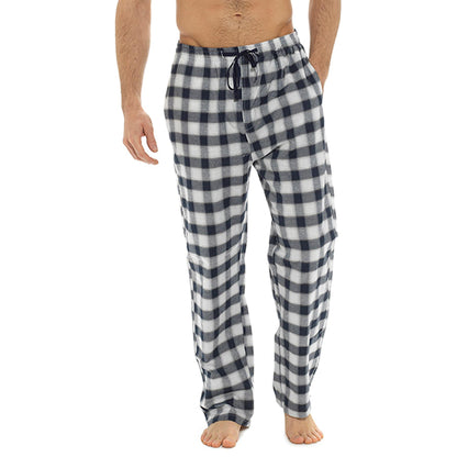 A2Z Mens Trouser Check Woven Pyjama Sleep Bottoms Lounge Casual Trousers Pants