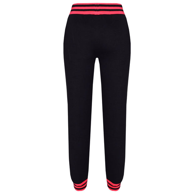 A2Z 4 Kids Girls Black & Neon Pink Baseball Tracksuit NYC Varsity Style Jacket & Trouser Sports Hoodie Bottom Joggers Age 2 3 4 5 6 7 8 9 10 11 12 13 Years