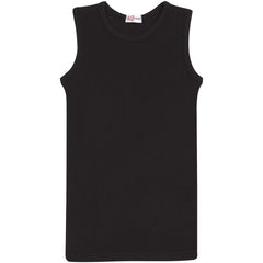 Girls Ribbed Vest  Kids Stylish Top Fashion T Shirt Age 5 6 7 8 9 10 11 12 13 Yr