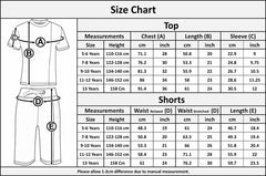 Kids Snake Camo Print Top & Shorts Set Active Wear Girls Boys Age 5-13 years