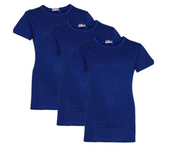 Kids Girls Short Sleeves 3 Pack T Shirts Trendy Stylish Breathable Summer Top