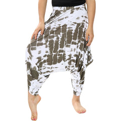 Kids Baggy Harem Trousers Ali Baba Style Tie Dye Yoga Casual Girls 5-13 Years