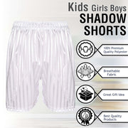 A2Z 4 Kids Shadow Stripe PE Shorts Pack of 2 Football Gym Shorts Age 2-13 Years