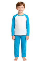 A2Z 4 Kids Girls Boys PJs Plain Color Stylish Color Contrast Pyjamas Sleepwear