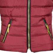 A2Z 4 Kids Kids Girls Boys Designer's Wine Sleeveless Hooded Padded Quilted Puffer Bubble Gilet Bodywarmer Jackets 5 6 7 8 9 10 11 12 13 Years