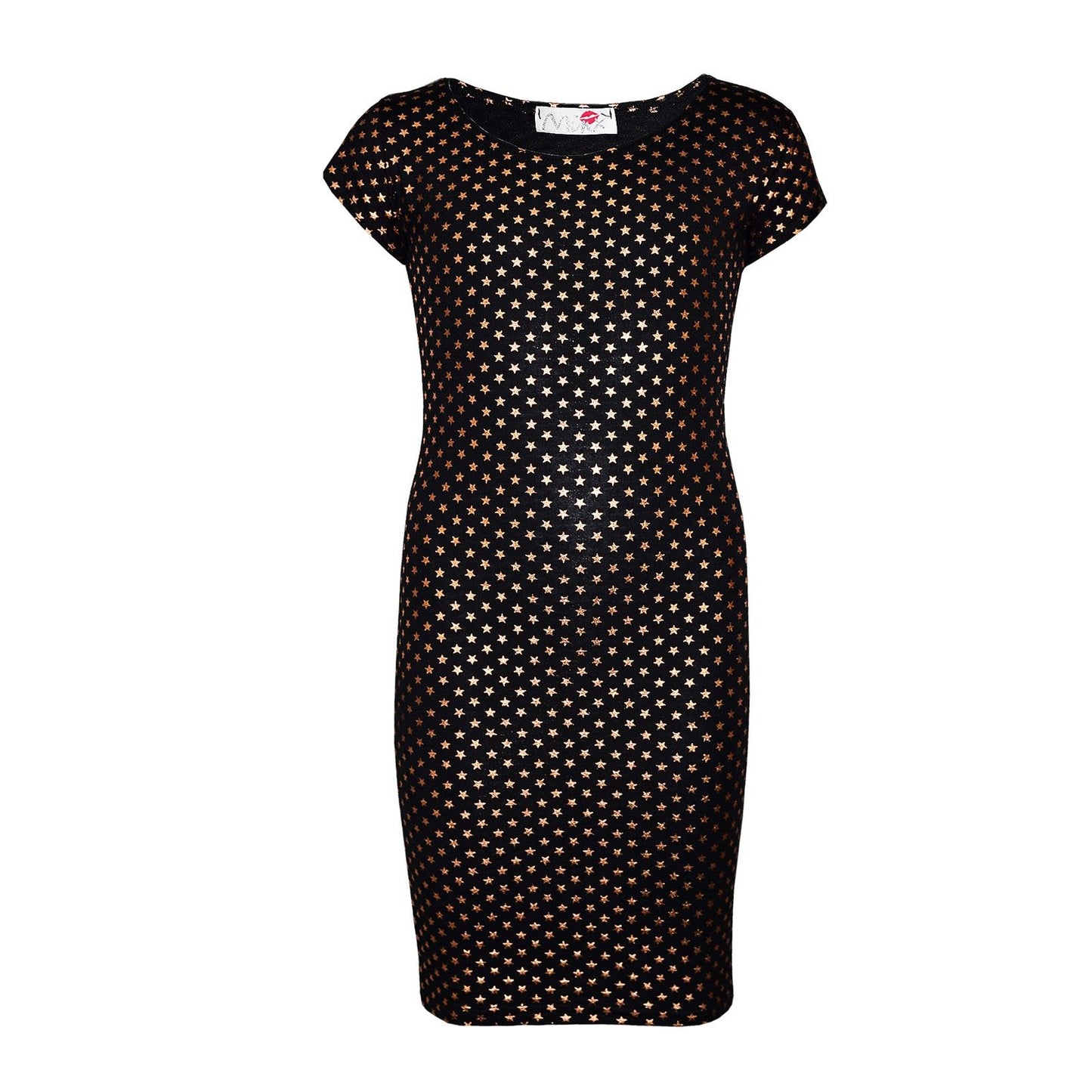 Kids Girls Star Print Midi Dress, Skater Dress & Fashion Legging Age 7-13 Years