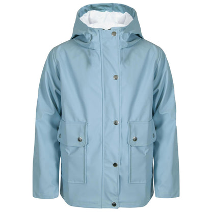 PU Raincoat Jacket Windbreaker Waterproof Parka Hooded For Girls Boys Age 5-13 Years