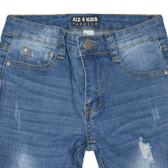 A2Z 4 Kids Skinny Jeans  Ripped Stretchy Pants Fashion Pant New Age 3 -13 Years
