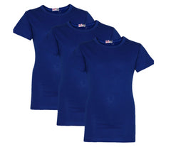 Kids Girls Short Sleeves 3 Pack T Shirts Trendy Stylish Breathable Summer Top