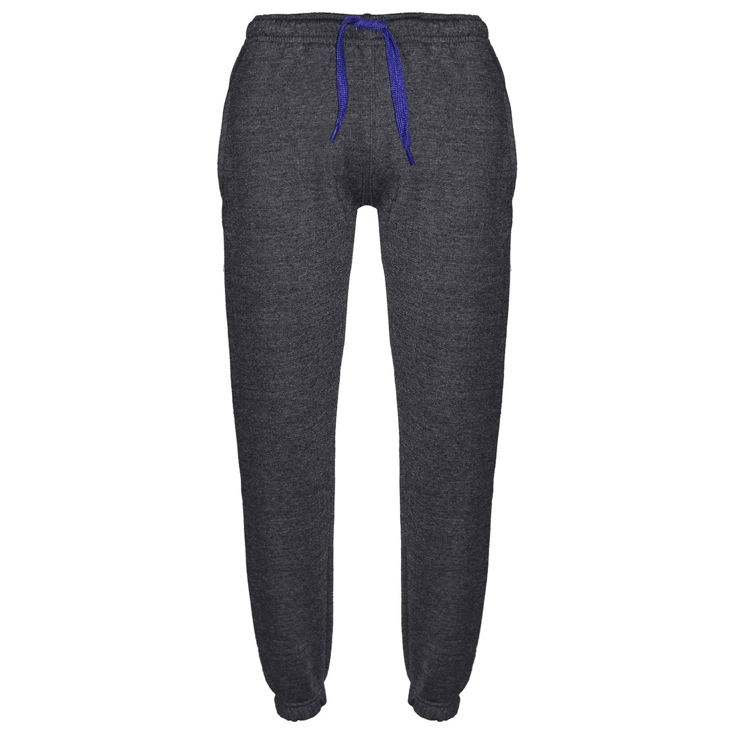 A2Z 4 Kids Plain Tracksuit Charcoal And Royal Blue Contrast Fleece Hoodie with Joggers Jogging Sweatpants Pants Sports Activewear Outfit Set For Childrens Unisex Girls Boys Age 5-13 Years