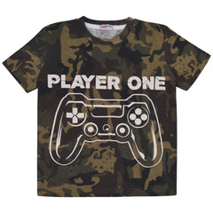 A2Z 4 Kids Short Set Camouflage Green Short Sleeve T Shirt Shorts Comfortable