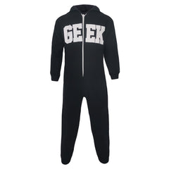 Kids Girls Boy Unisex Geek Print Fleece A2Z Onesie One Piece All In One Jumpsuit